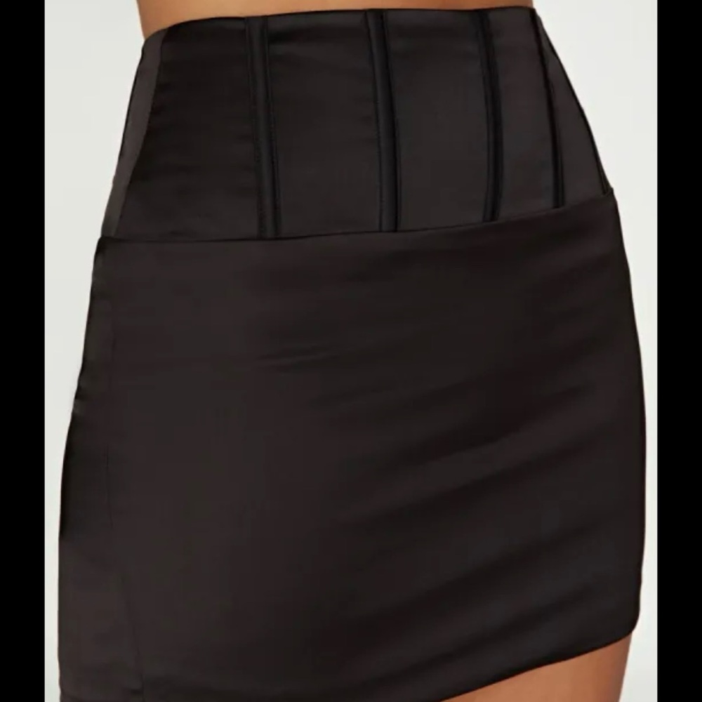 Meshki Black Mini Skirt